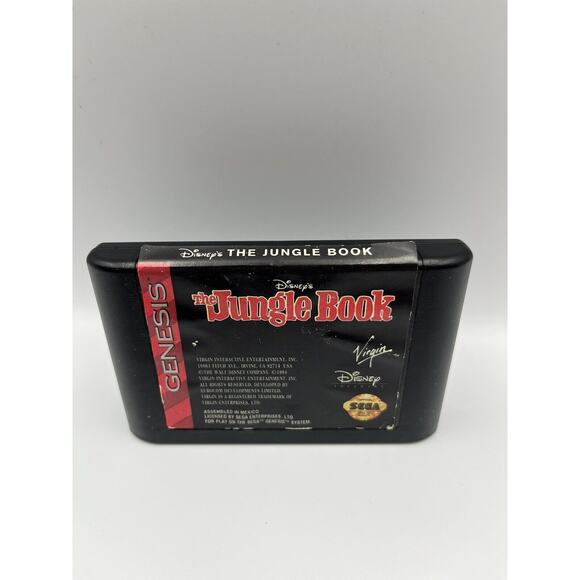 The Jungle Book Sega Genesis Authentic Tested - Picture 1 of 6